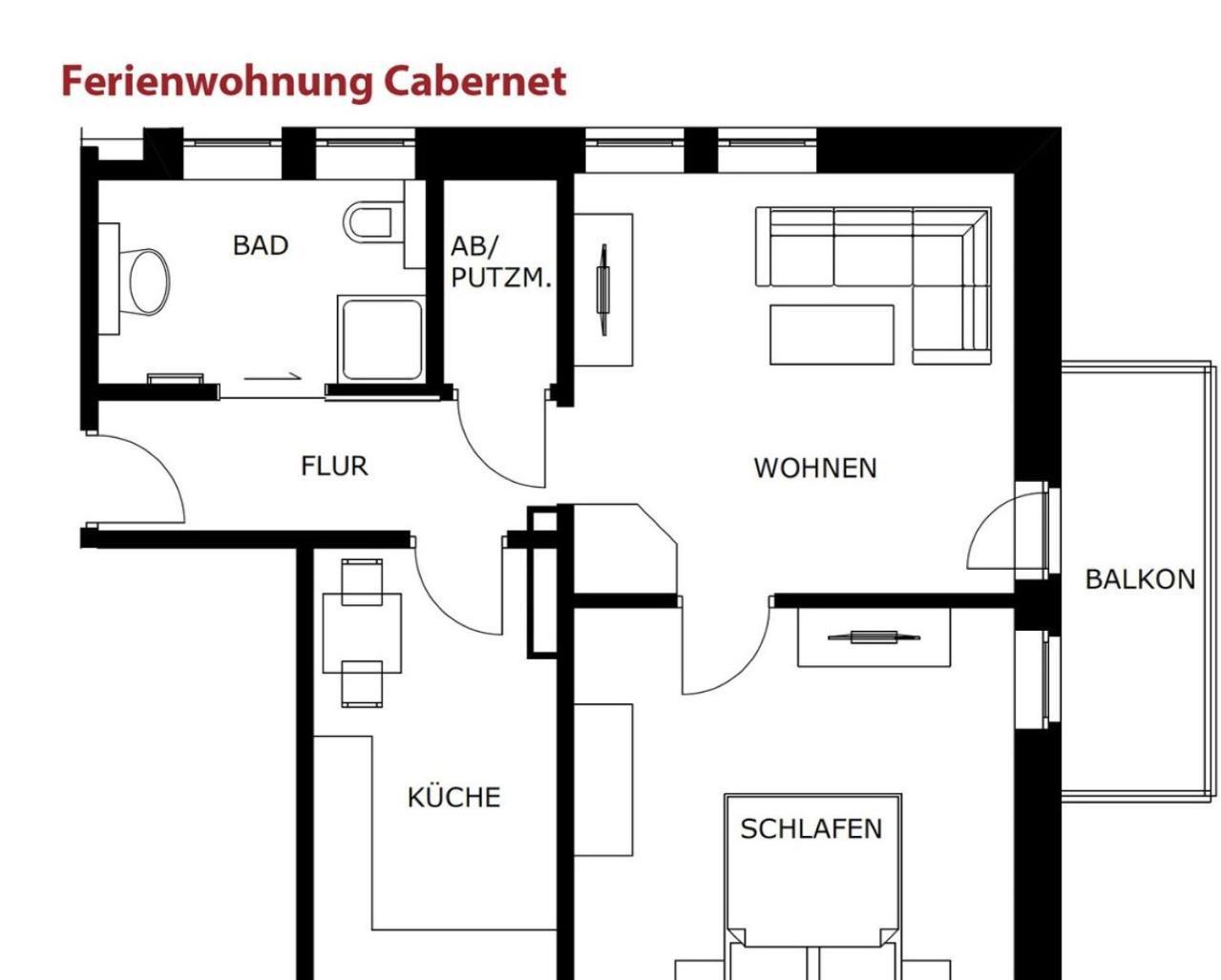 Ferienwohnungen Engelmannstift Bacharach Pokoj fotografie